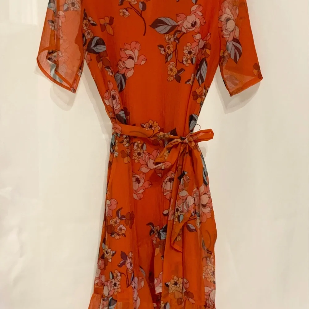 A New Day Orange Floral Dress - Picture 10 of 10